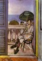 傘を持つ女性 1919 年抽象フォービズム アンリ・マティス